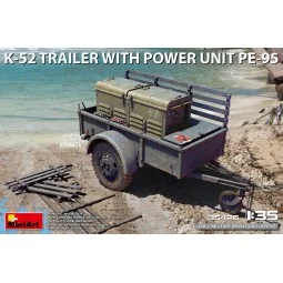 K-52 Trailer w/Power Unit PE-95, 1/35 - MiniArt 35426