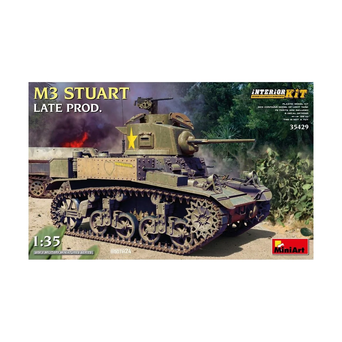 M3 Stuart Late Prod. Interior Kit, 1/35 - MiniArt 35429