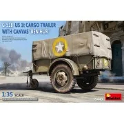 G-518 US 1t Cargo Trailer Ben Hur w/Canvas, 1/35 - MiniArt 35443 G-518 US 1t Cargo Trailer Ben Hur w/Canvas, 1/35 - MiniArt 35443