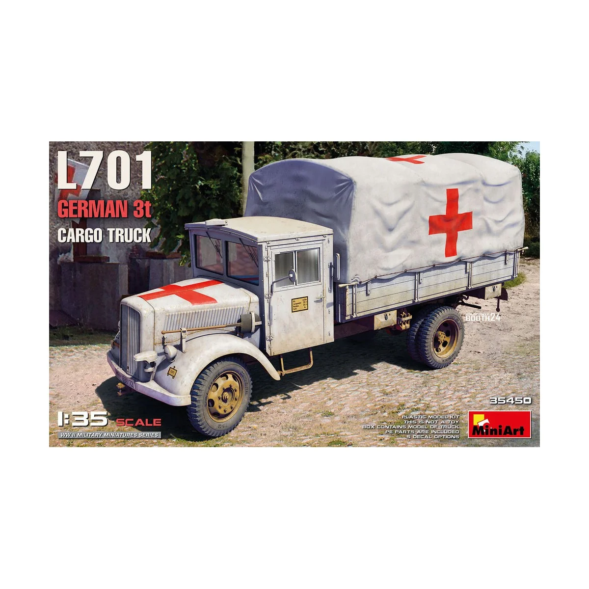 L701 German 3t Cargo Truck, 1/35 - MiniArt 35450 L701 German 3t Cargo Truck, 1/35 - MiniArt 35450