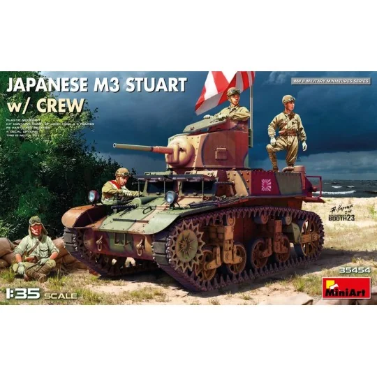 Japanese M3 Stuart w/ Crew, 1/35 - MiniArt 35454 Japanese M3 Stuart w/ Crew, 1/35 - MiniArt 35454