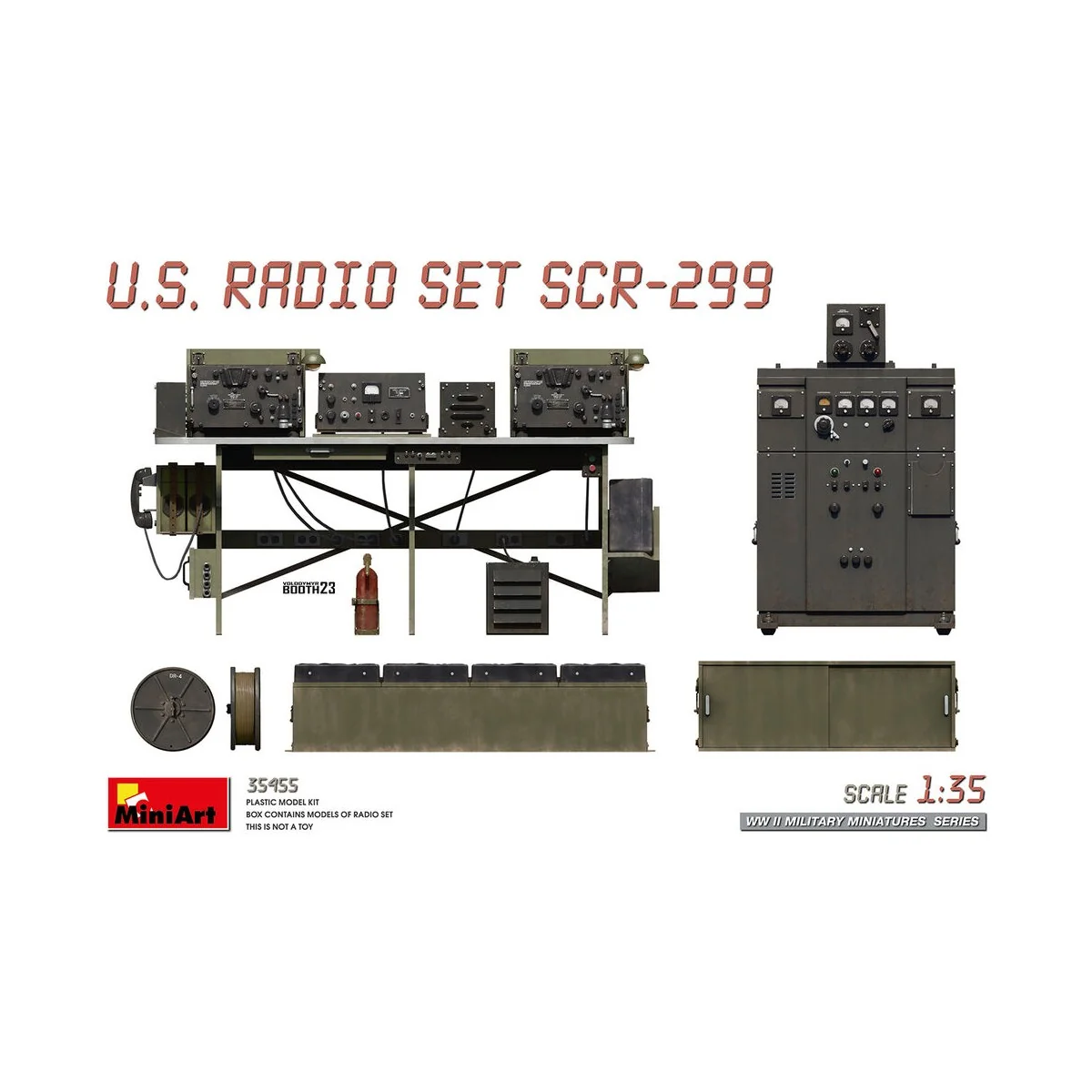 U.S. Radio Set SCR-299, 1/35 - MiniArt 35455 U.S. Radio Set SCR-299, 1/35 - MiniArt 35455