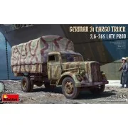 German 3t Cargo Truck 3, 6-36S Late Prod, 1/35 - MiniArt 35459