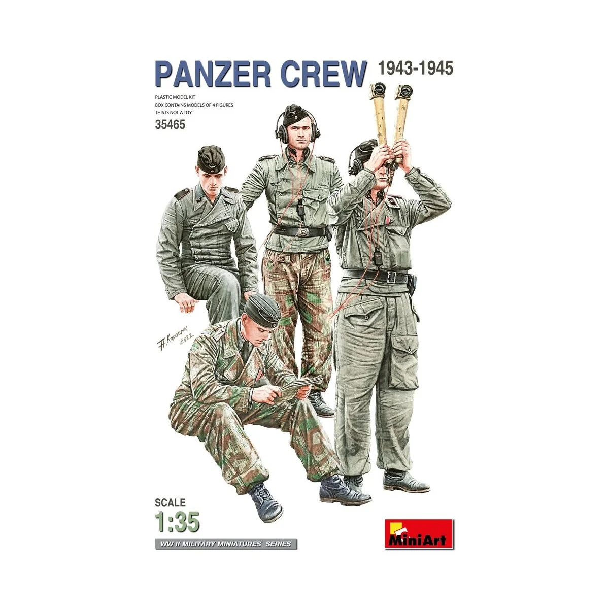 Panzer Crew (1943-1945), 1/35 - MiniArt 35465 Panzer Crew (1943-1945), 1/35 - MiniArt 35465