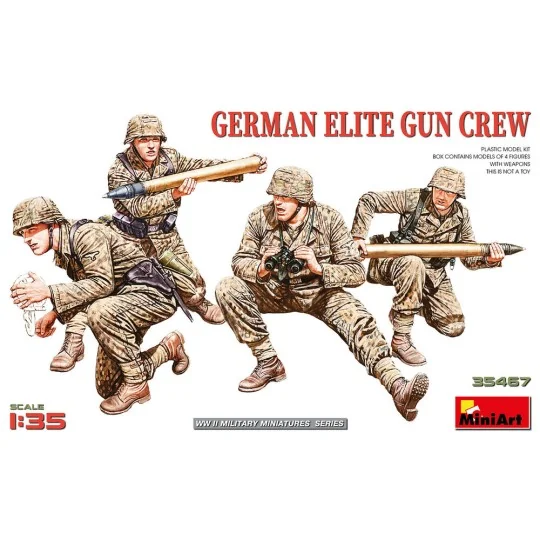 German Elite Gun Crew, 1/35 - MiniArt 35467 German Elite Gun Crew, 1/35 - MiniArt 35467