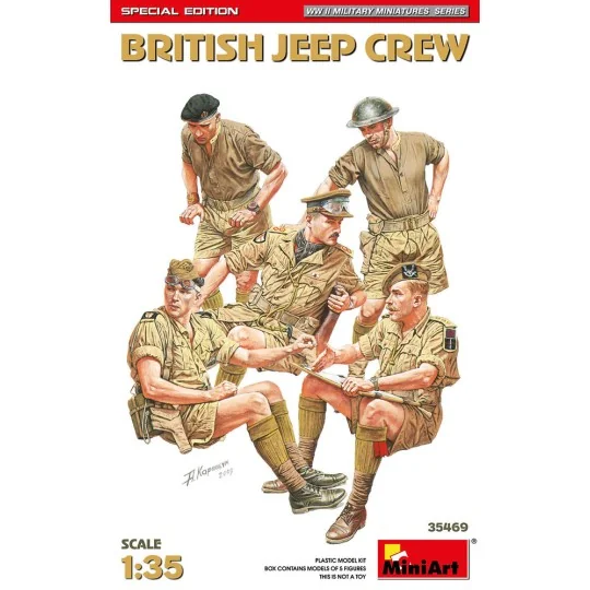 British Jeep Crew. Special Edition, 1/35 - MiniArt 35469 British Jeep Crew. Special Edition, 1/35 - MiniArt 35469