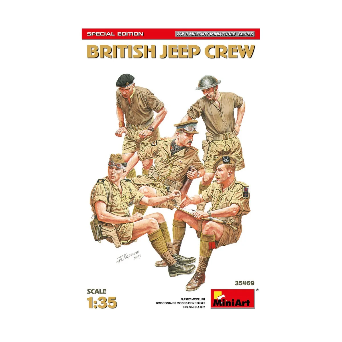 British Jeep Crew. Special Edition, 1/35 - MiniArt 35469 British Jeep Crew. Special Edition, 1/35 - MiniArt 35469