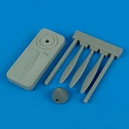 Hurricane de havilland propeller w/tool für Hasegawa Bausatz - Quic...