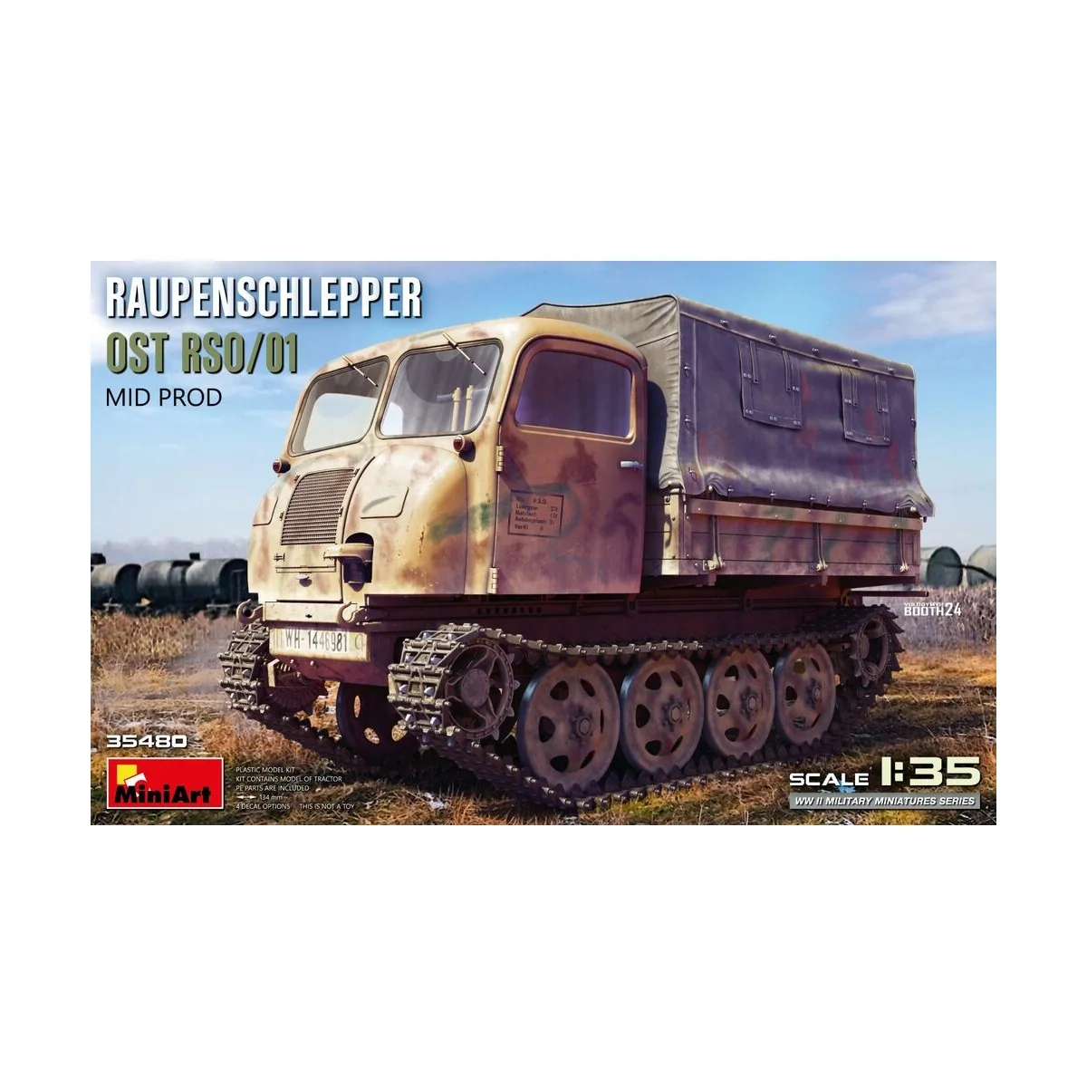 Raupenschlepper Ost RSO/01. Mid Prod, 1/35 - MiniArt 35480