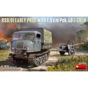 RSO/01 Early Prod. with 7, 5 cm Pak.40 & Crew, 1/35 - MiniArt 35485