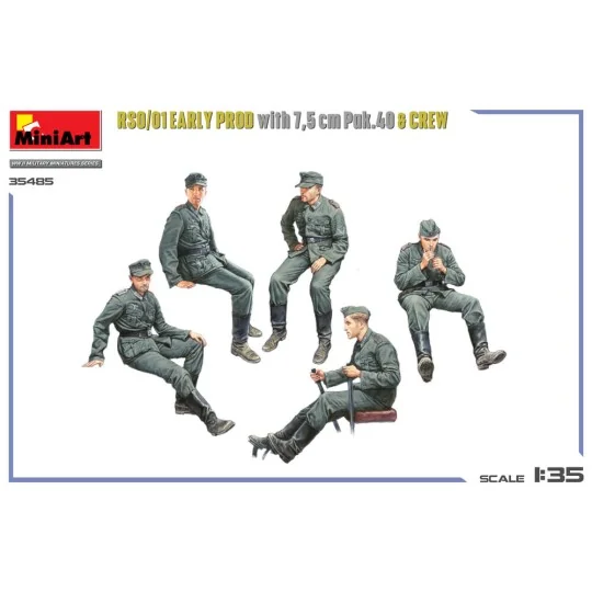 RSO/01 Early Prod. with 7, 5 cm Pak.40 & Crew, 1/35 - MiniArt 35485