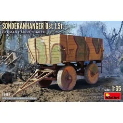 Sonderanhanger Ost 1, 5t. German Cargo Trailer, 1/35 - MiniArt 35487
