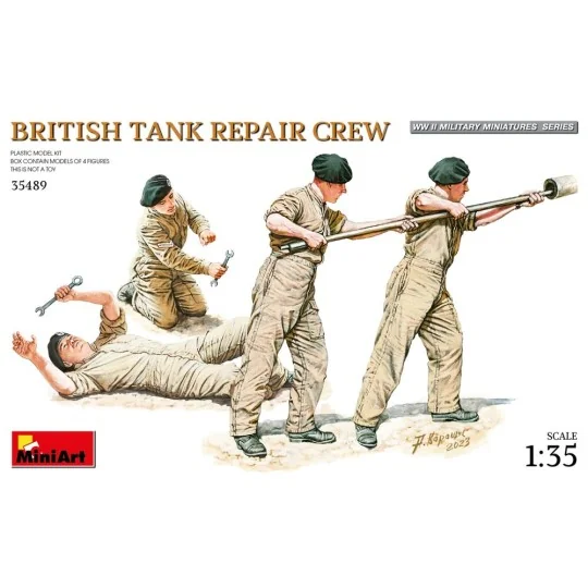 British Tank Repair Crew, 1/35 - MiniArt 35489