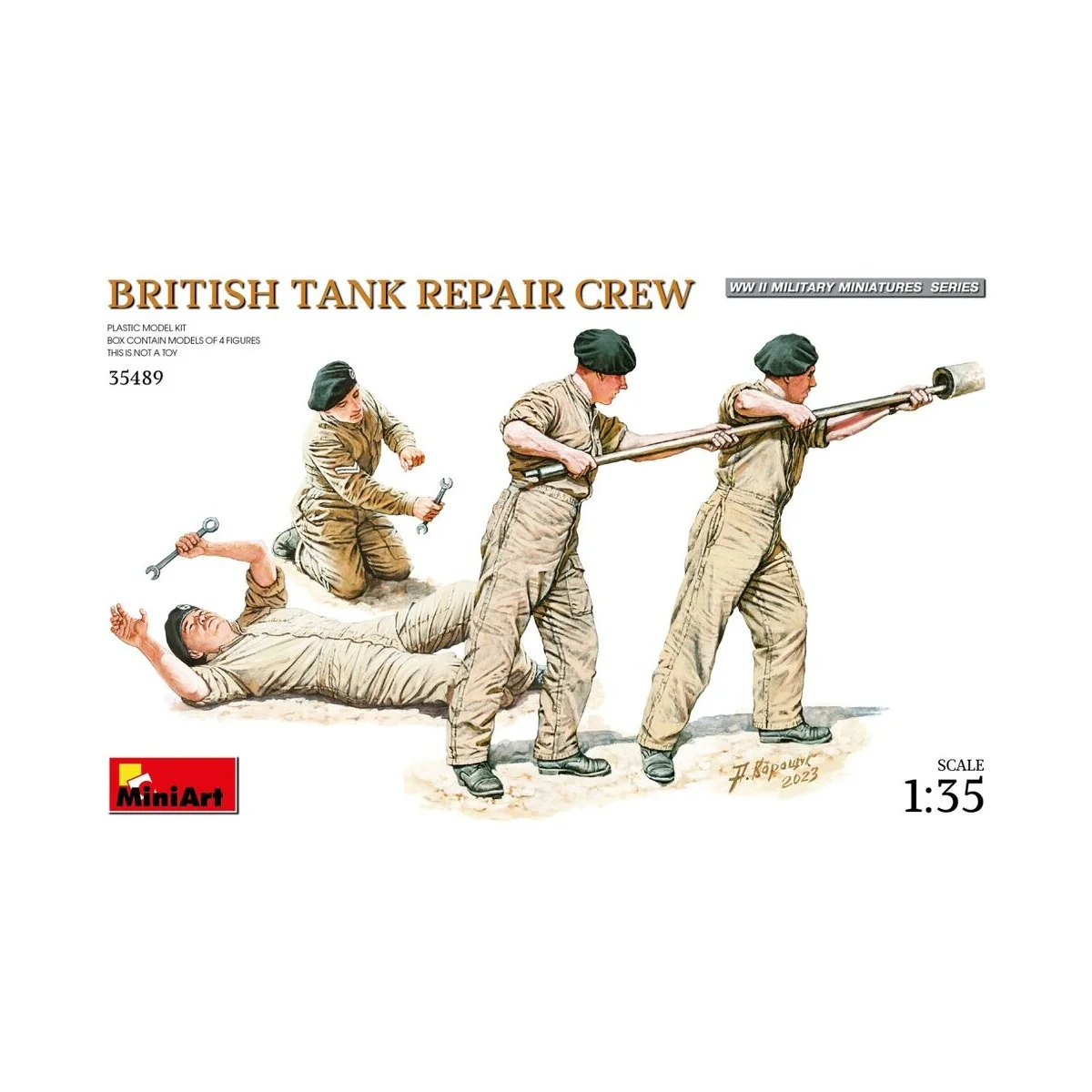 British Tank Repair Crew, 1/35 - MiniArt 35489