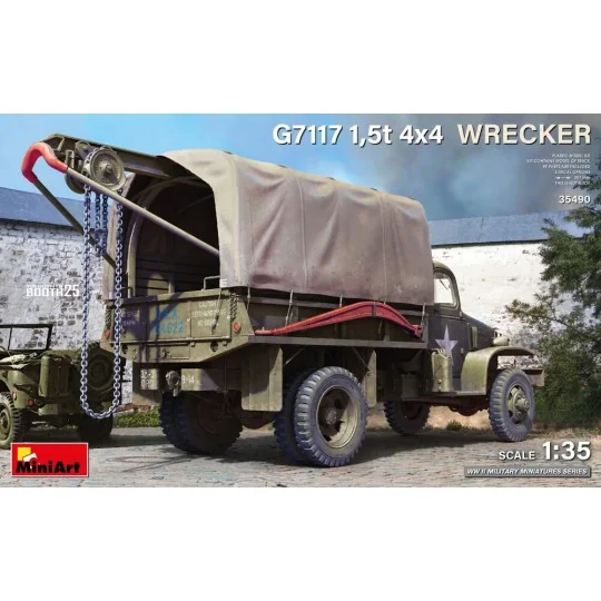 G7117 1, 5t 4x4 Wrecker, 1/35 - MiniArt 35490