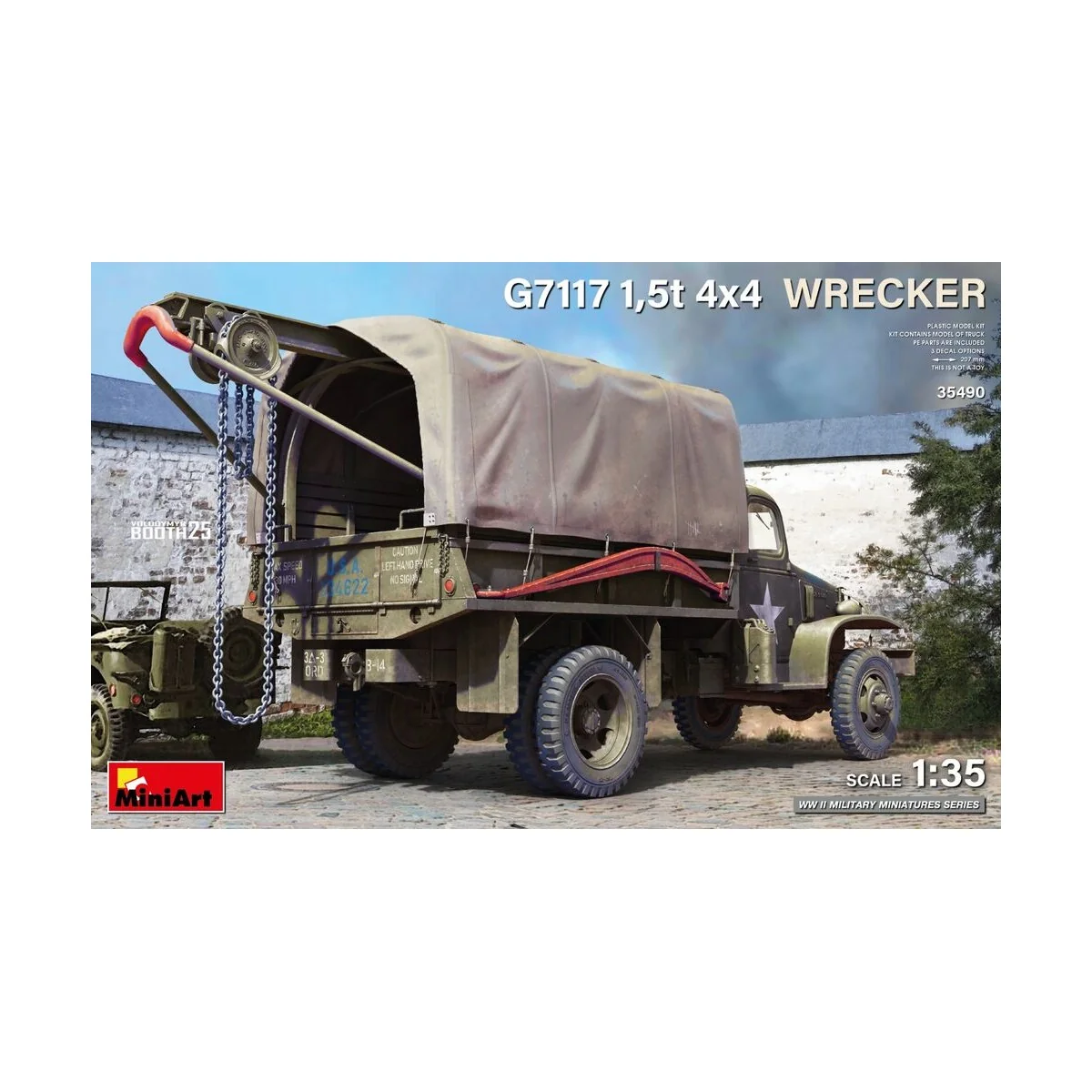 G7117 1, 5t 4x4 Wrecker, 1/35 - MiniArt 35490