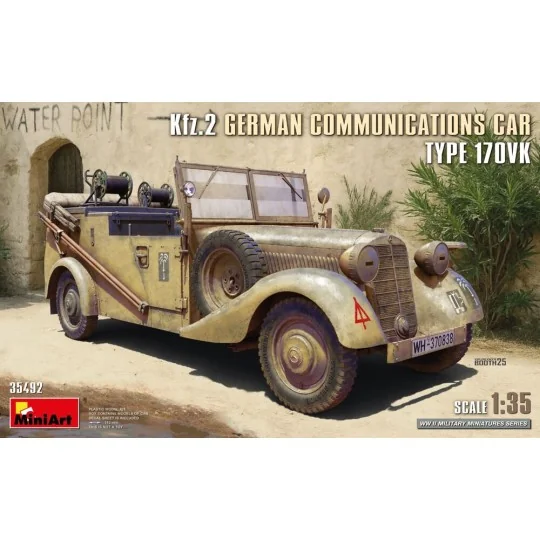 Kfz.2 German Communications Car Type 170VK, 1/35 - MiniArt 35492