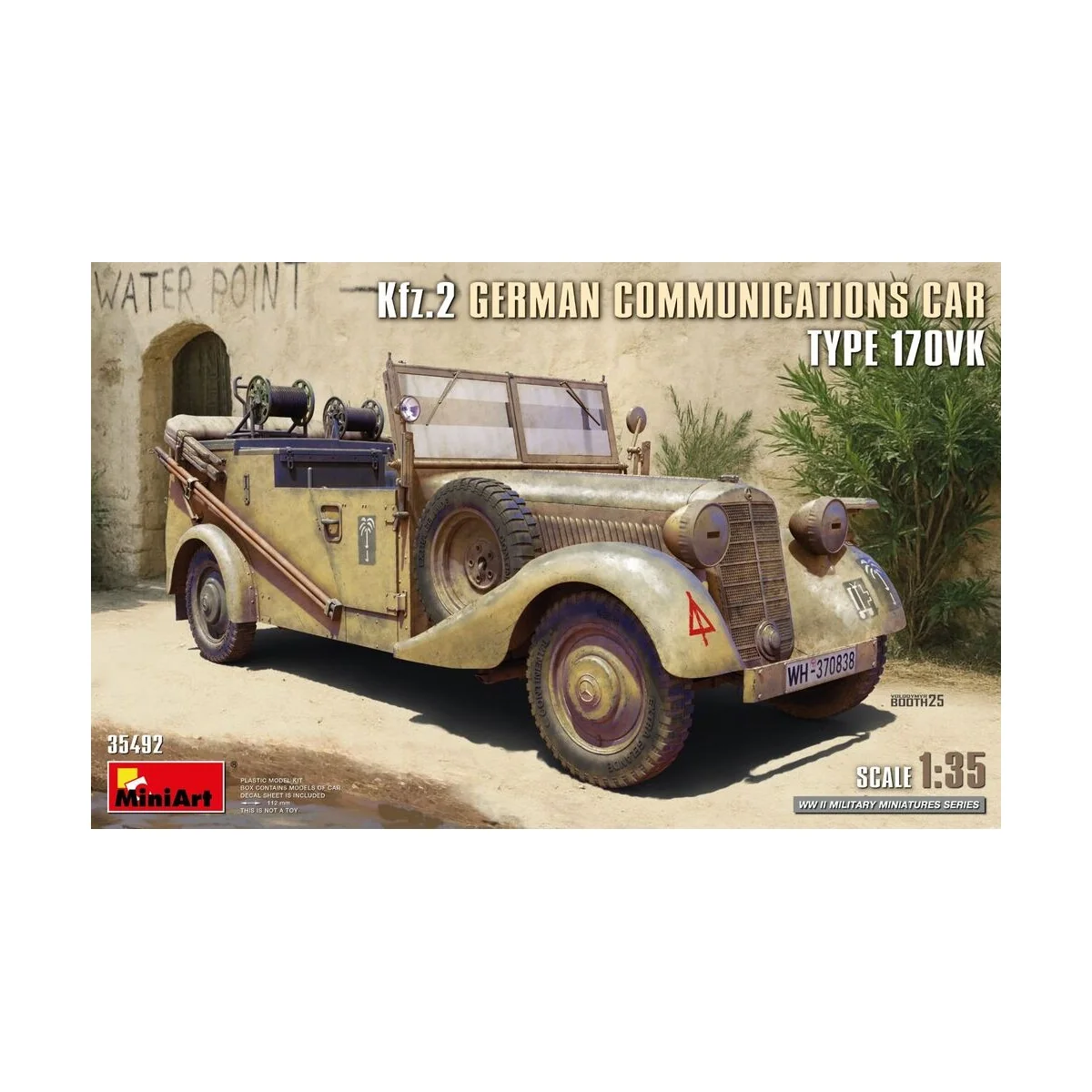Kfz.2 German Communications Car Type 170VK, 1/35 - MiniArt 35492