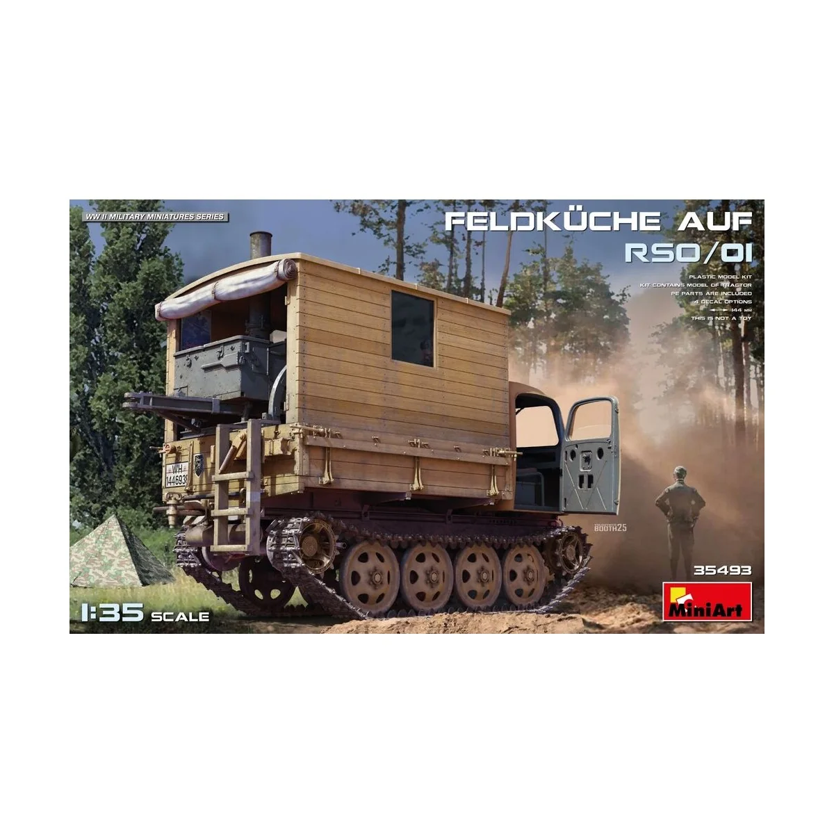 Feldkuche Auf RSO/01, 1/35 - MiniArt 35493 Feldkuche Auf RSO/01, 1/35 - MiniArt 35493