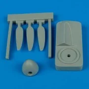 Hurricane Mk.I rotol propeller w/tool, 1/72 - Quickboost QB72 215 Hurricane Mk.I rotol propeller w/tool, 1/72 - Quickboost QB72 215