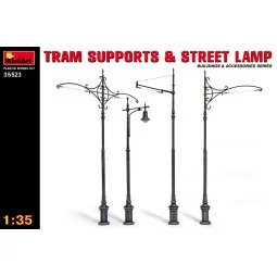 Tram Supports and Street Lamps, 1/35 - MiniArt 35523