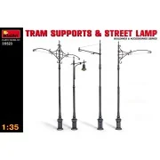 Tram Supports and Street Lamps, 1/35 - MiniArt 35523