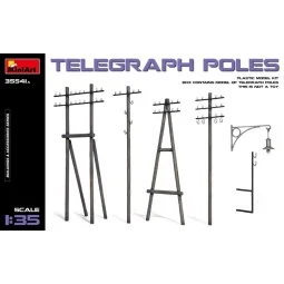 Telegraph Poles, 1/35 - MiniArt 35541A