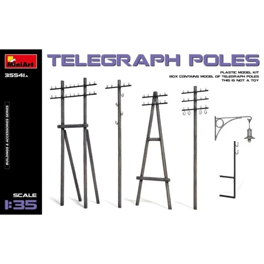 Telegraph Poles, 1/35 - MiniArt 35541A