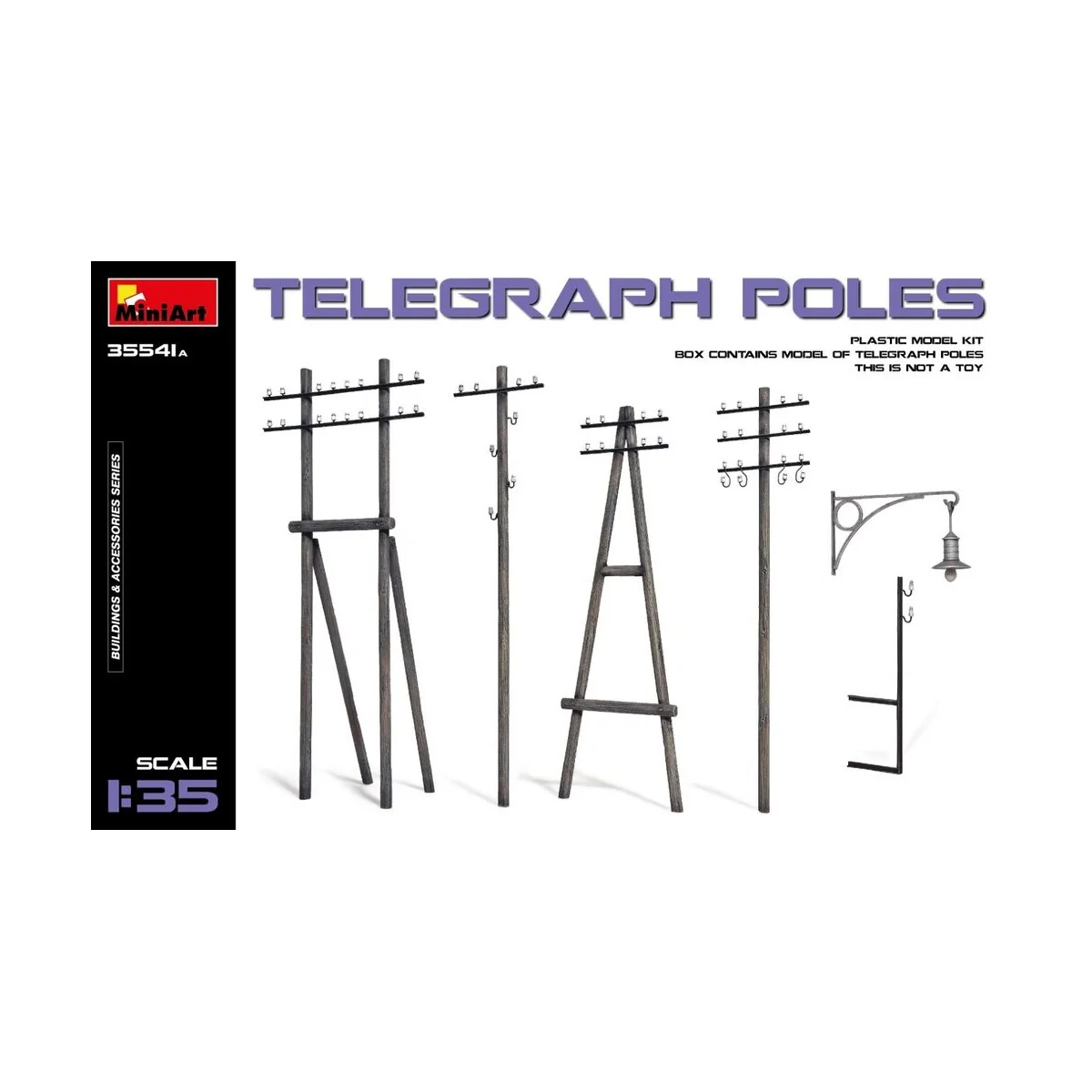 Telegraph Poles, 1/35 - MiniArt 35541A