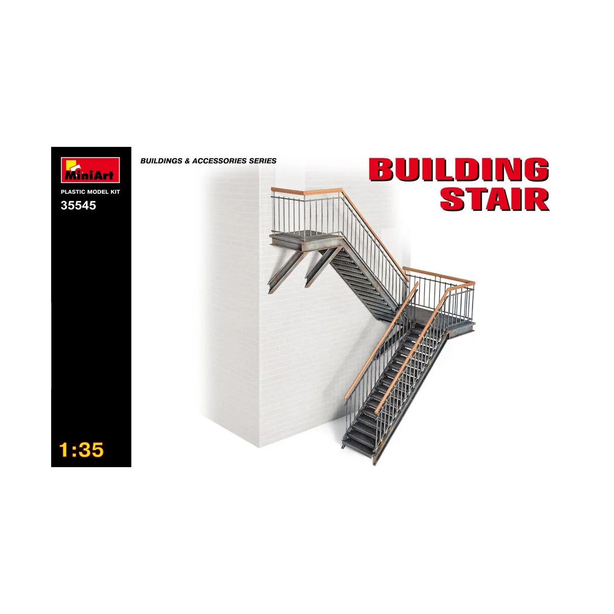 Building stairs, 1/35 - MiniArt 35545