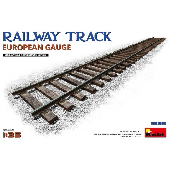 Railway Track (European Gauge), 1/35 - MiniArt 35561