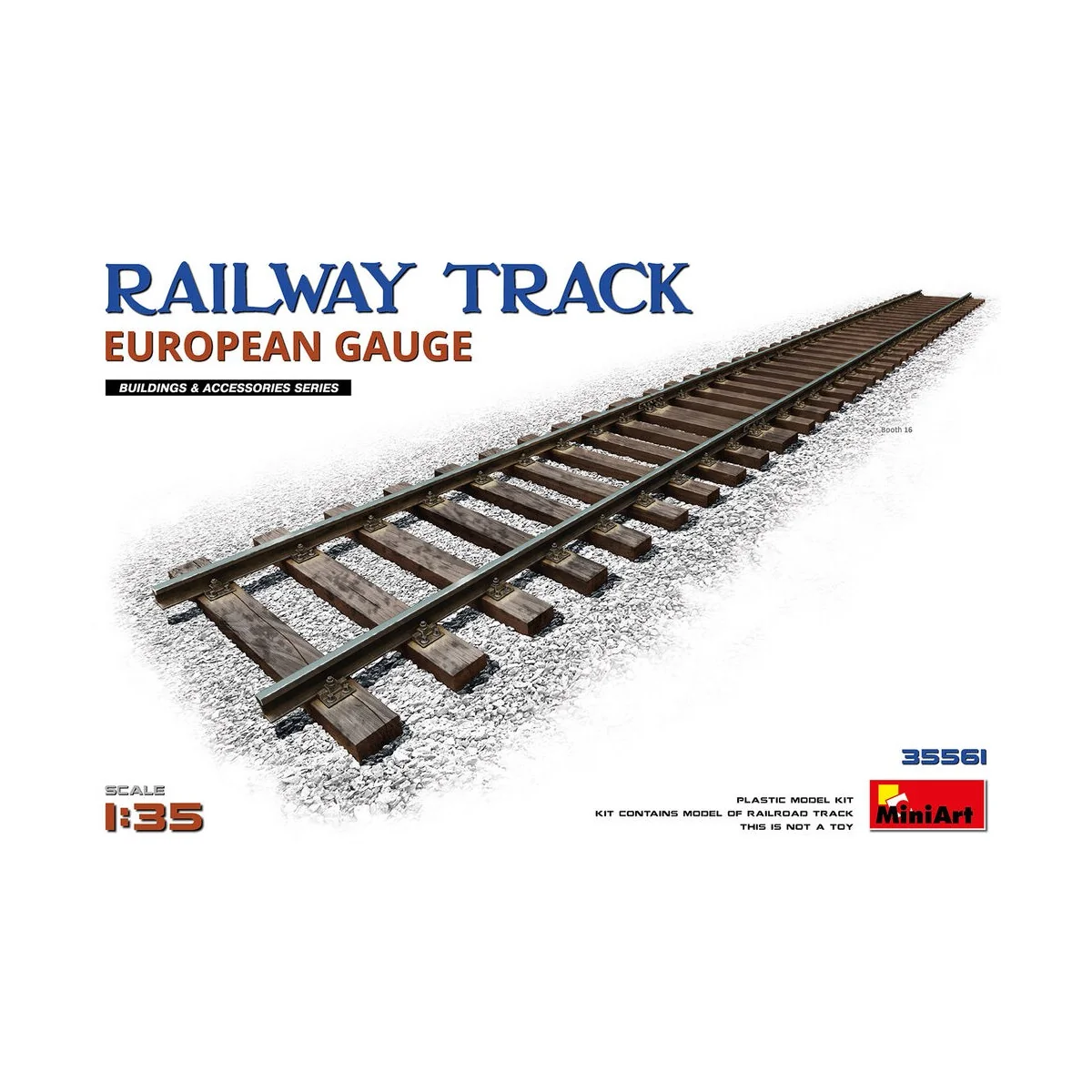 Railway Track (European Gauge), 1/35 - MiniArt 35561