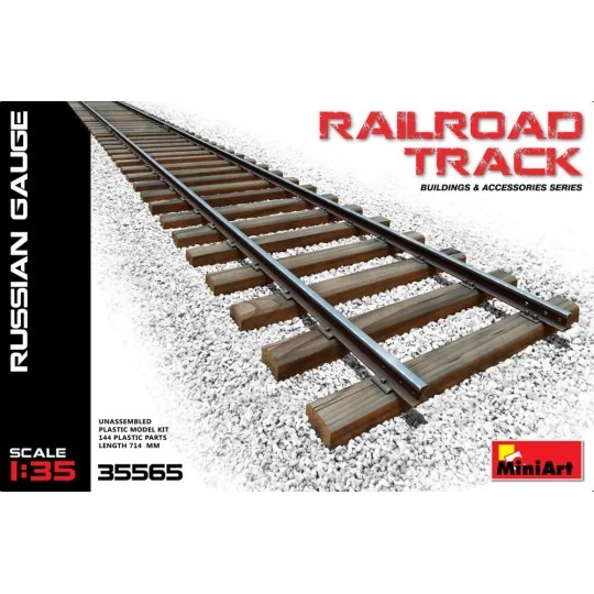 Railroad Track (Russian Gauge), 1/35 - MiniArt 35565