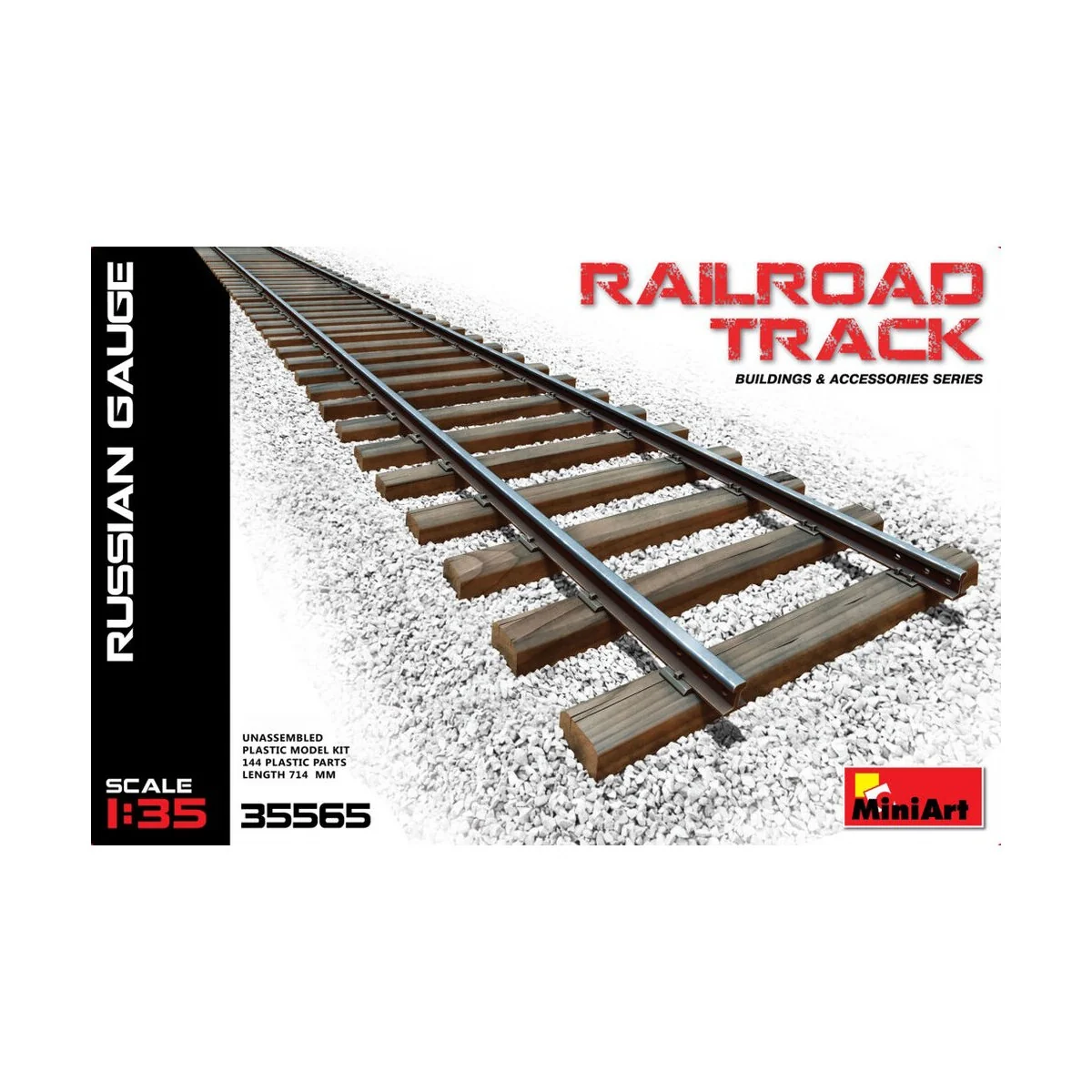 Railroad Track (Russian Gauge), 1/35 - MiniArt 35565