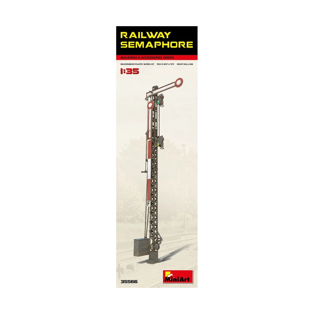 Railway Semaphore, 1/35 - MiniArt 35566