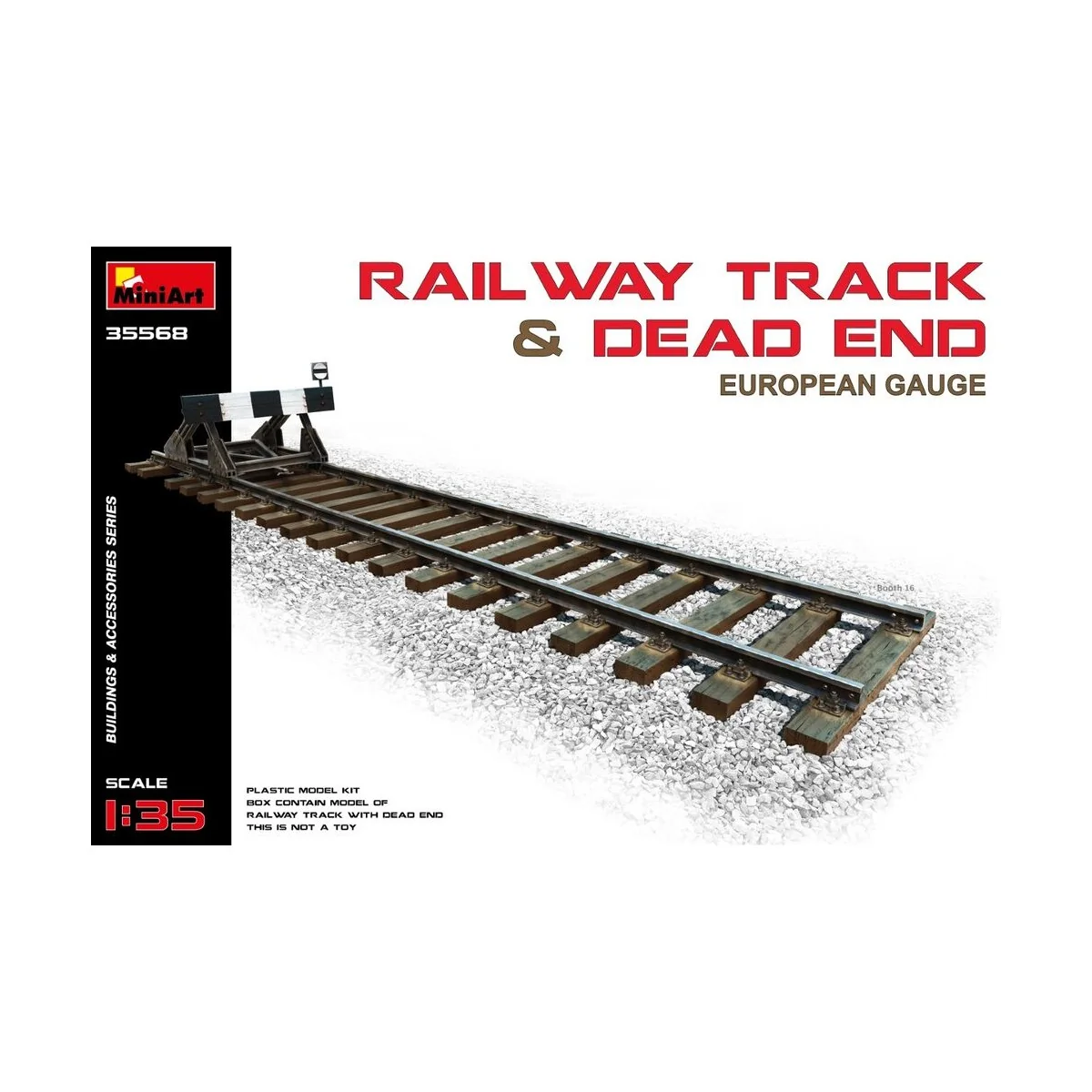 Railway Track & Dead End (European Gauge), 1/35 - MiniArt 35568