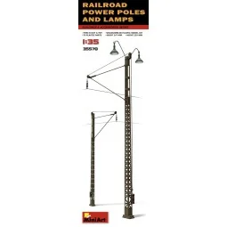 Railroad Power Poles & Lamps, 1/35 - MiniArt 35570