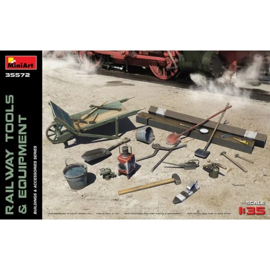 Railway Tools & Equipment, 1/35 - MiniArt 35572