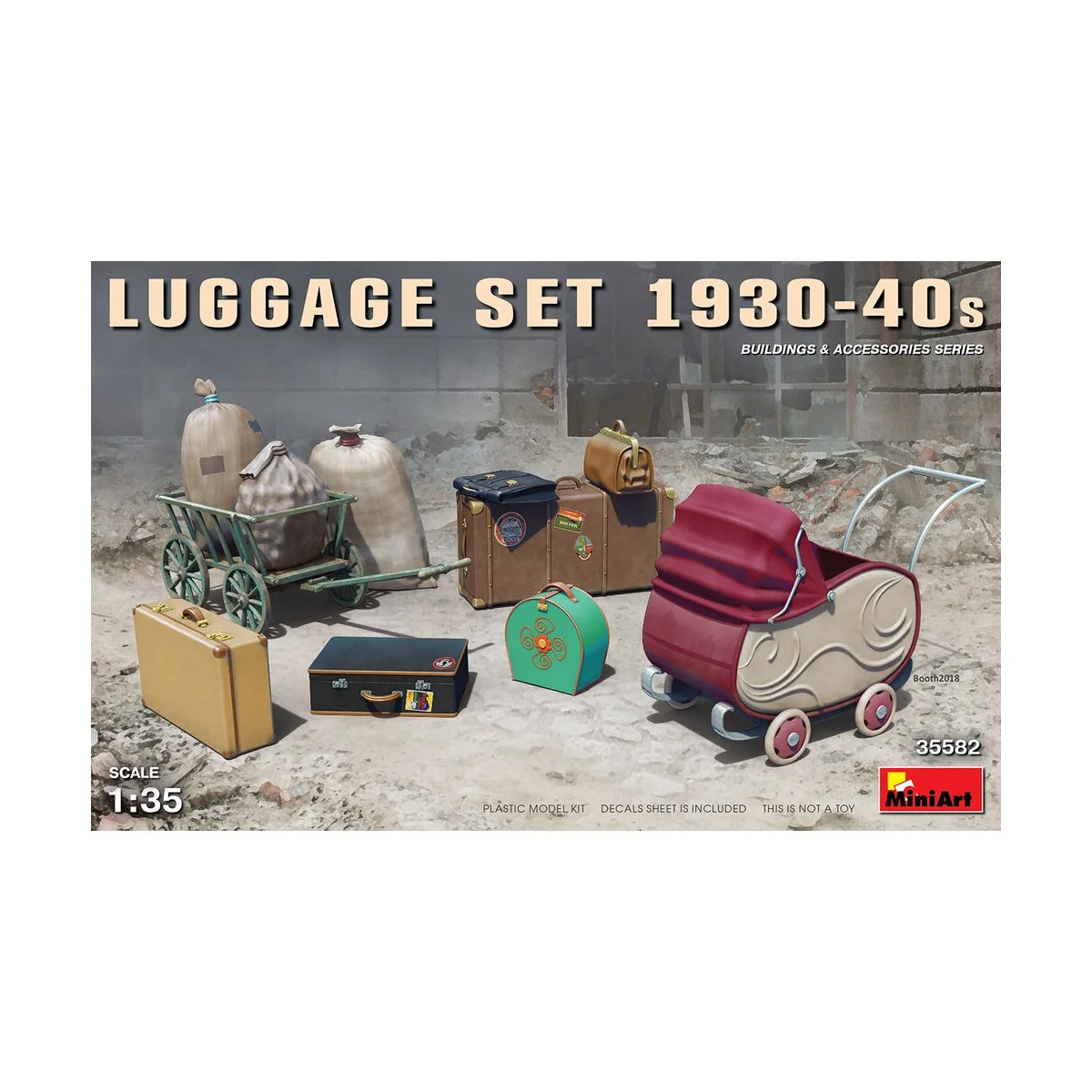 Luggage Set 1930-40s, 1/35 - MiniArt 35582