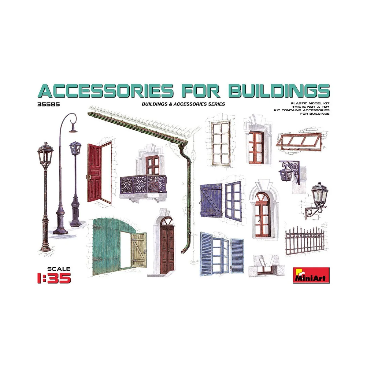 Accessories for Buildings, 1/35 - MiniArt 35585