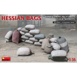 Hessian Bags(sand, cement, vegetables, flour etc), 1/35 - MiniArt 3...