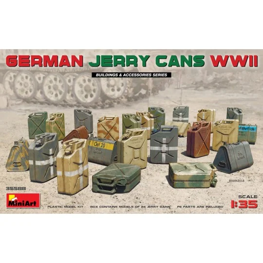 German Jerry Cans Set WW2, 1/35 - MiniArt 35588