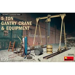 5 Ton Gantry Crane & Equipment, 1/35 - MiniArt 35589