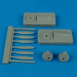 P-38J propellers für Academy Bausatz, 1/72 - Quickboost QB72 220