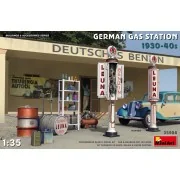 German Gas Station 1930-40s, 1/35 - MiniArt 35598