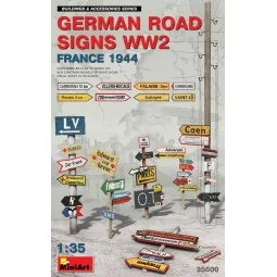 German Road Signs WW2 (France 1944), 1/35 - MiniArt 35600