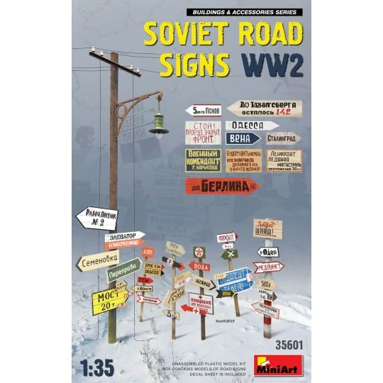 Soviet Road Signs WW2, 1/35 - MiniArt 35601
