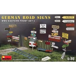 German Road Signs WW2 (Eastern Front Set 1), 1/35 - MiniArt 35602