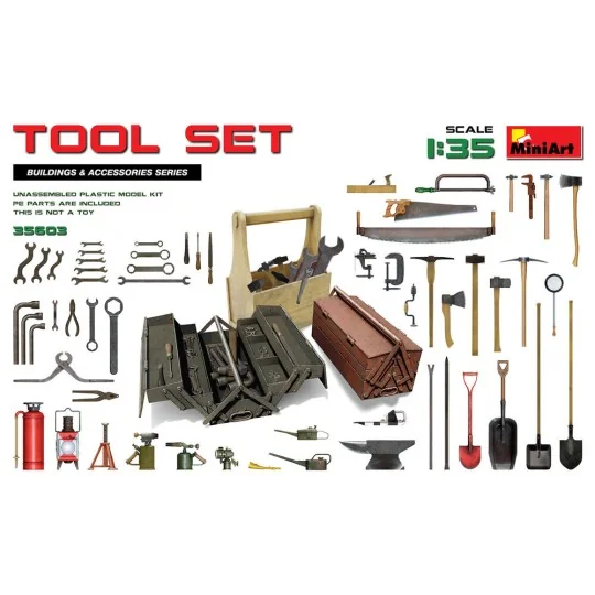 Tool Set, 1/35 - MiniArt 35603 Tool Set, 1/35 - MiniArt 35603