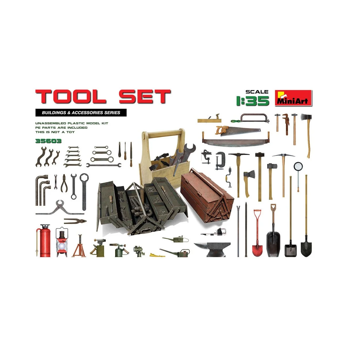 Tool Set, 1/35 - MiniArt 35603 Tool Set, 1/35 - MiniArt 35603